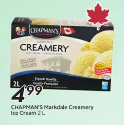 Sobeys CHAPMAN'S Markdale Creamery Ice Cream offer