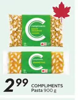 Sobeys COMPLIMENTS Pasta offer