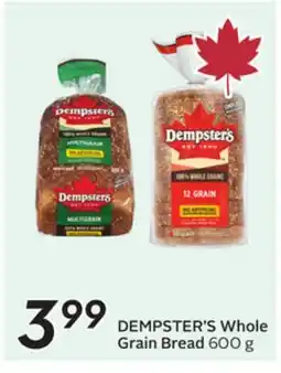 Sobeys DEMPSTER'S Whole Grain Bread offer