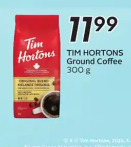 Sobeys TIM HORTONS Ground Coffee offer