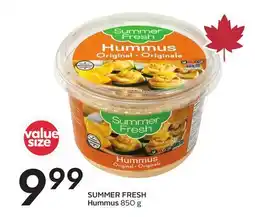 Sobeys SUMMER FRESH Hummus offer