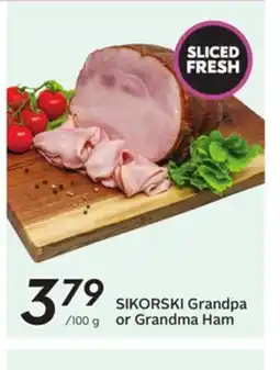 Sobeys SIKORSKI Grandpa or Grandma Ham offer