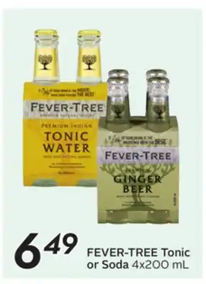 Sobeys FEVER-TREE Tonic or Soda offer