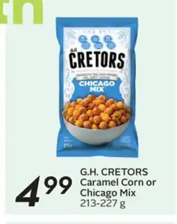 Sobeys G. H. CRETORS Caramel Corn or Chicago Mix offer