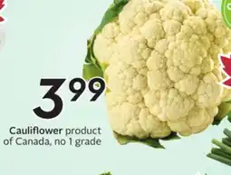 Sobeys Cauliflower offer