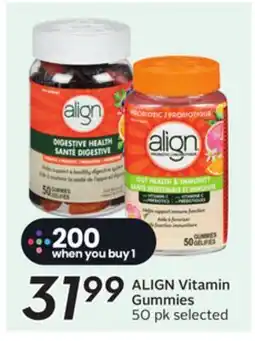 Sobeys ALIGN Vitamin Gummies offer
