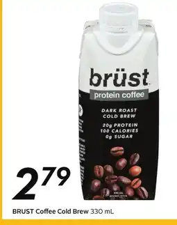 Sobeys BRUST Coffee Cold Brew offer