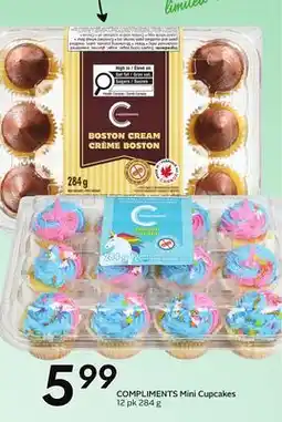 Sobeys COMPLIMENTS Mini Cupcakes offer