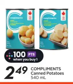 Sobeys COMPLIMENTS Canned Potatoes offer