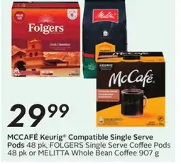 Sobeys MCCAFÉ Keurig Compatible Single Serve Pods offer