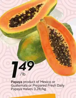 Sobeys Papaya offer