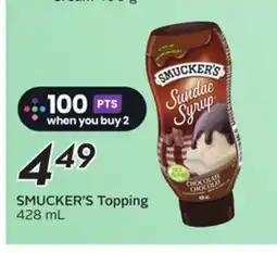Sobeys SMUCKER'S Topping offer