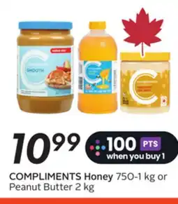Sobeys COMPLIMENTS Honey offer