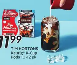 Sobeys TIM HORTONS Keurig K-Cup Pods offer