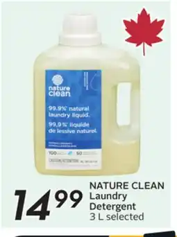 Sobeys NATURE CLEAN Laundry Detergent offer