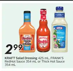 Sobeys KRAFT Salad Dressing offer