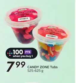 Sobeys CANDY ZONE Tubs offer