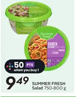 Sobeys SUMMER FRESH Salad offer