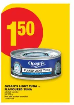 No Frills OCEAN'S LIGHT TUNA or FLAVOURED TUNA, 85/170 g offer