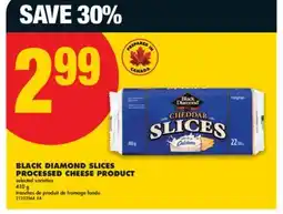 No Frills BLACK DIAMOND SLICES PROCESSED CHEESE PRODUCT, 410 g offer