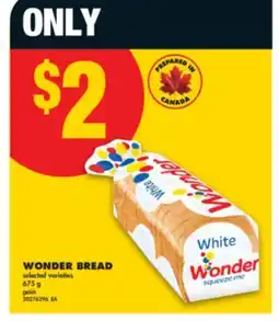 No Frills WONDER BREAD, 675 g offer