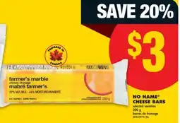 No Frills NO NAME CHEESE BARS, 200 g offer