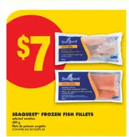 No Frills SEAQUEST FROZEN FISH FILLETS, 400 g offer