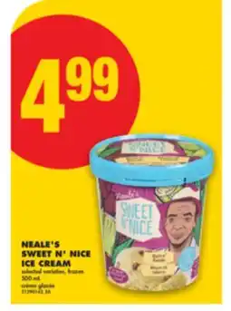 No Frills NEALE'S SWEET N' NICE ICE CREAM, 500 mL offer