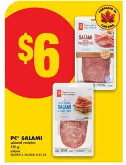 No Frills PC SALAMI, 150 G offer