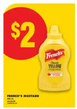 No Frills FRENCH'S MUSTARD, 400 mL offer