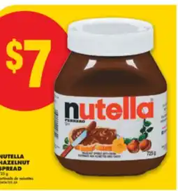 No Frills NUTELLA HAZELNUT SPREAD, 725 g offer