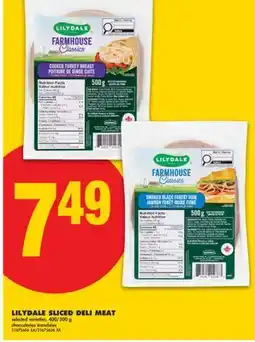 No Frills LILYDALE SLICED DELI MEAT, 400/500 g offer