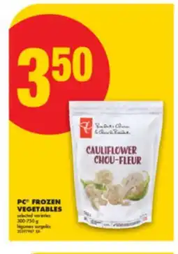 No Frills PC FROZEN VEGETABLES, 300-750 g offer
