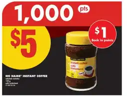 No Frills NO NAME INSTANT COFFEE, 150 g offer