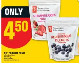 No Frills PC FROZEN FRUIT, 300-600 g offer