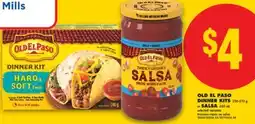 No Frills OLD EL PASO DINNER KITS, 250-510 g or SALSA, 650 mL offer