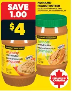 Real Canadian Superstore NO NAME PEANUT BUTTER, 1 KG offer