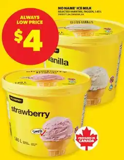 Real Canadian Superstore NO NAME ICE MILK, 1.65 L offer