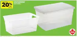 Real Canadian Superstore EVERYDAY ESSENTIALS PLASTIC STORAGE BINS offer