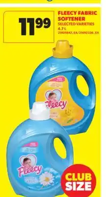 Real Canadian Superstore FLEECY FABRIC SOFTENER, 4.7 L offer