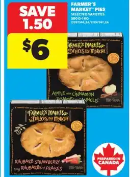 Real Canadian Superstore FARMER'S MARKET PIES, 580 G - 1 KG offer