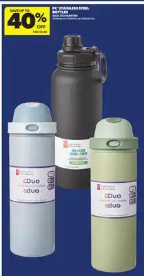 Real Canadian Superstore PC STAINLESS STEEL BOTTLES offer