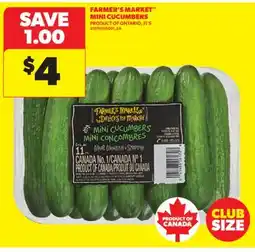 Real Canadian Superstore FARMER'S MARKET MINI CUCUMBERS, 11'S offer
