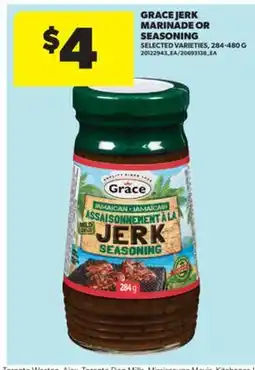 Real Canadian Superstore GRACE JERK MARINADE OR SEASONING, 284-480 G offer