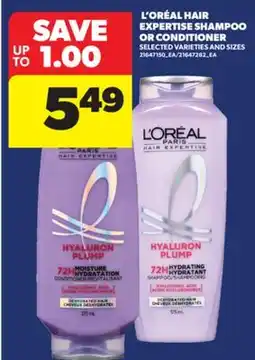 Real Canadian Superstore L' ORÉAL HAIR EXPERTISE SHAMPOO OR CONDITIONER offer