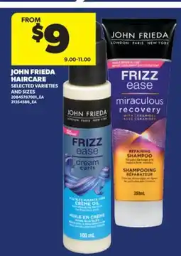 Real Canadian Superstore JOHN FRIEDA HAIRCARE offer