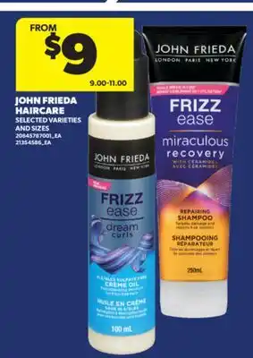 Real Canadian Superstore JOHN FRIEDA HAIRCARE offer