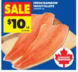 Real Canadian Superstore FRESH RAINBOW TROUT FILLETS offer