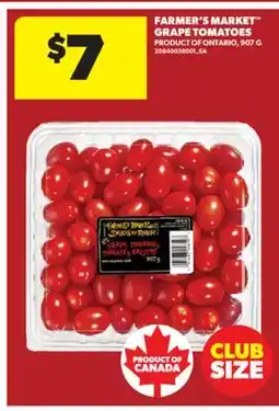 Real Canadian Superstore FARMER'S MARKET GRAPE TOMATOES, 907 G offer