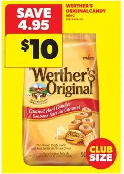 Real Canadian Superstore WERTHER'S ORIGINAL CANDY, 900 G offer